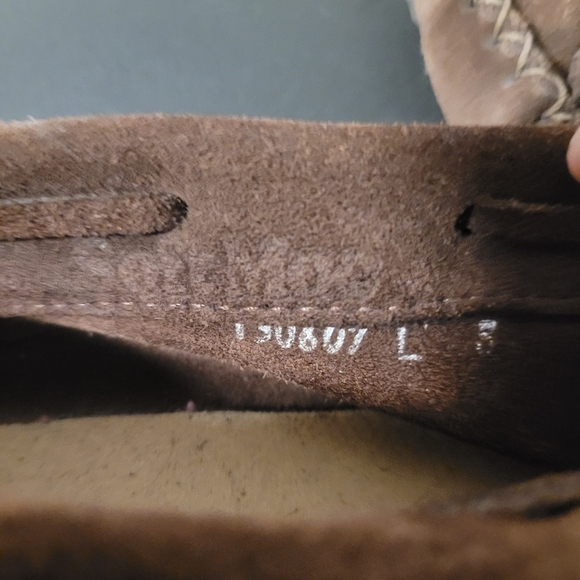 Chocolate Brown Suede Moccasin SoftMoc - Picture 6 of 8